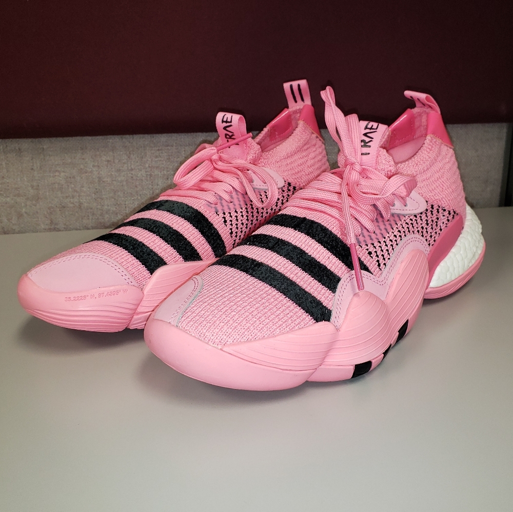 Adidas Trae Young 2.0 pink trap house basketball shoe mens 8/womens 9